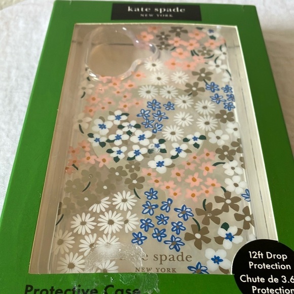 kate spade: Clear Floral iPhone 16 Case - Multicolor - Picture 13 of 16